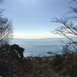 山頂から見た相模湾